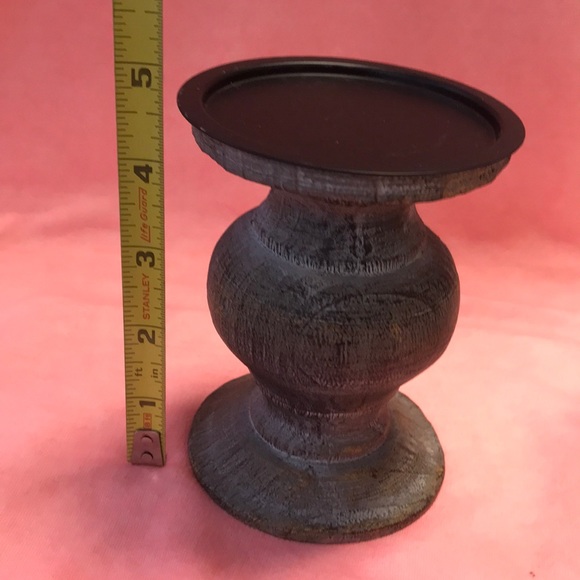 PartyLite Modern Rustic Pillar Holders Set of 2 - Picture 4 of 7